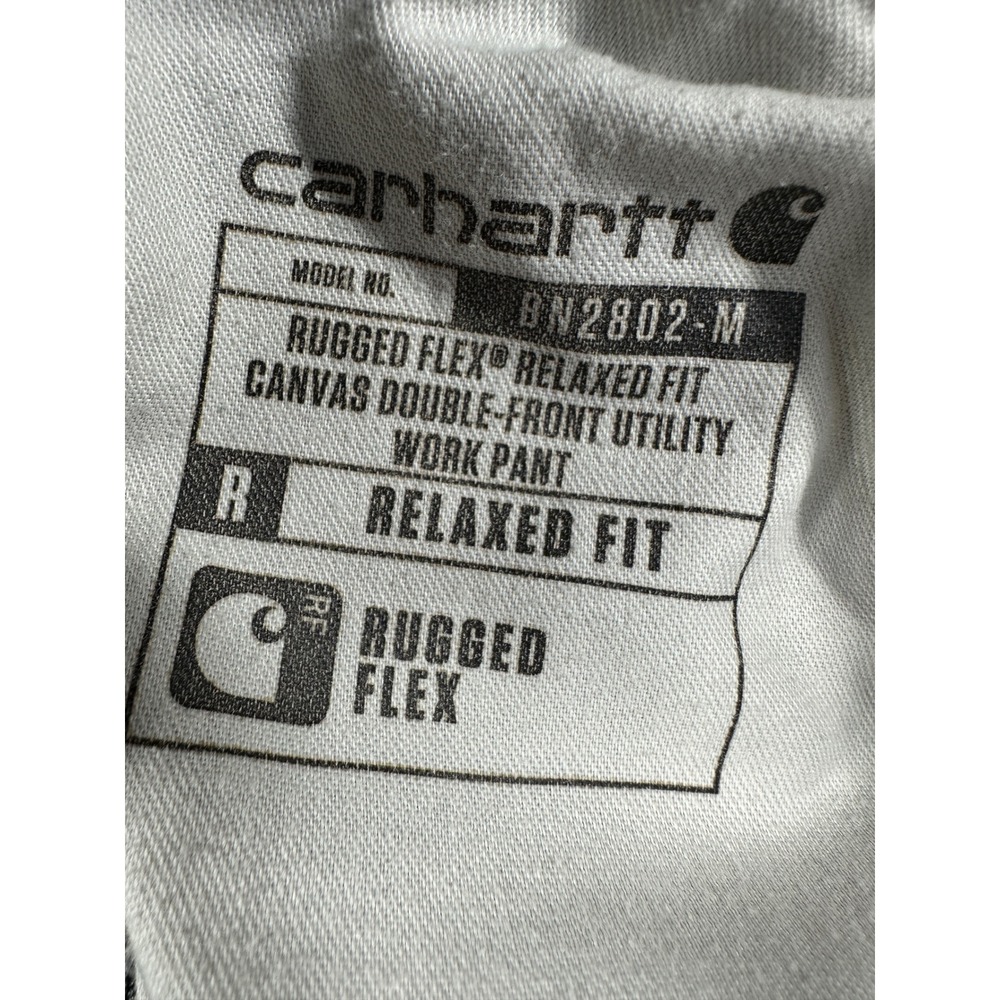Carhartt Rugged Flex Double-Front Utility Work Pant Mens 34x34 Shadow Distressed - Picture 9 of 13